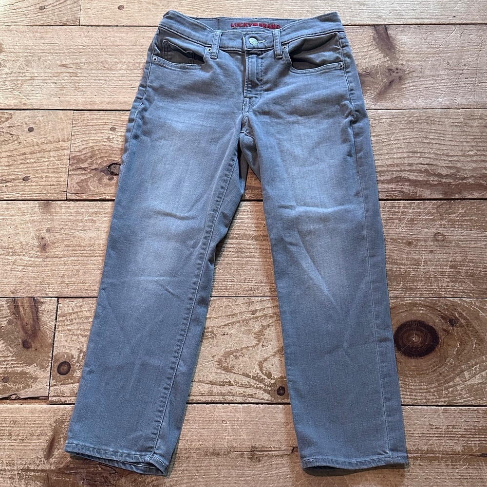 Lucky brand Women’s Sweet Mid Rise Crop Jeans Gray Size 2/26
